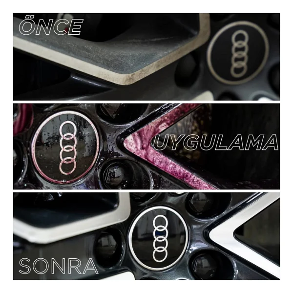 Gyeon Q2m Iron Wheelcleaner Redefıned Jant Temizleyici Demir Tozu Balata Tozu Çözücü - 500 Ml - Görsel 4
