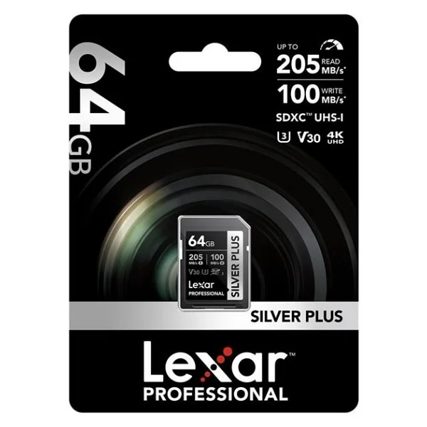 Lexar Professional Silver Plus Lsdsıpl064g Uhs-I U3 V30 64 GB Hafıza Kartı - Görsel 5