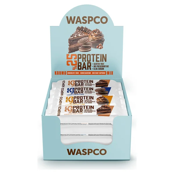Waspco 3 Çeşit 36 Gr 12 Adet Protein Bar - Görsel 3