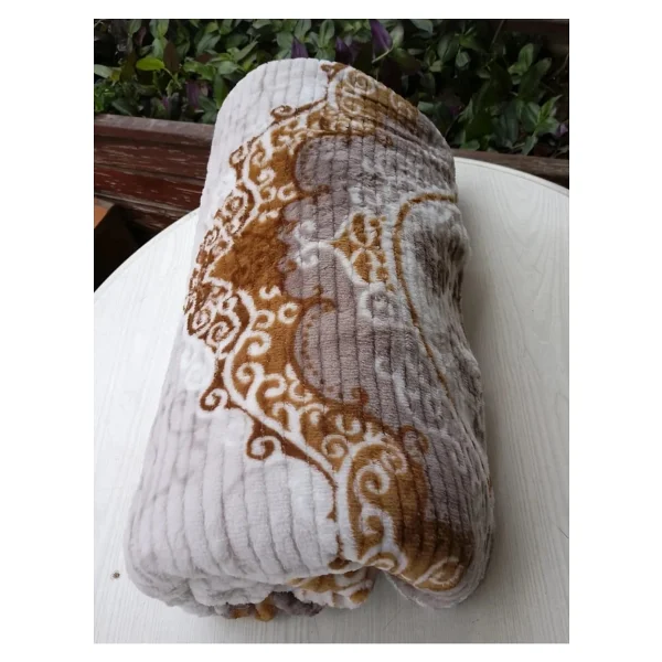 Aksu Soft Battaniye 150 X 220 Cm Peluş - 150 X 220 Cm - Bej - Görsel 4