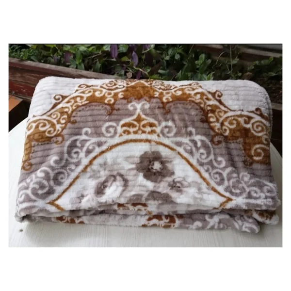 Aksu Soft Battaniye 150 X 220 Cm Peluş - 150 X 220 Cm - Bej - Görsel 2