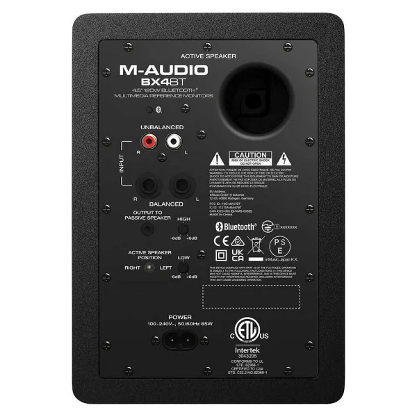M-Audio Bx4 BT Bluetooth Refarans Monitörü - Görsel 3
