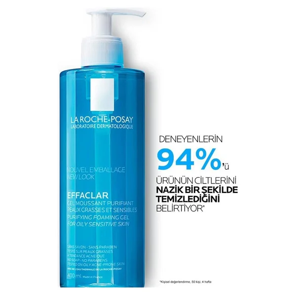 La Roche-Posay Effaclar 400 Ml Yüz Temizleme Jeli - Görsel 2