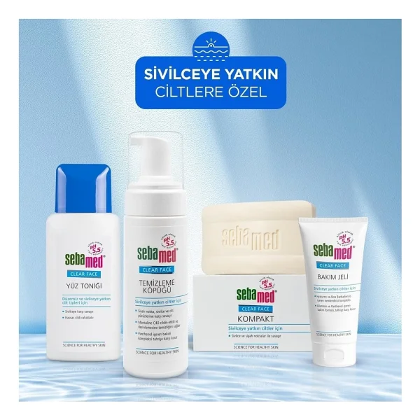 Sebamed Clear Face 50 Ml 2 Adet Nemlendirici Bakım Jeli - Görsel 4