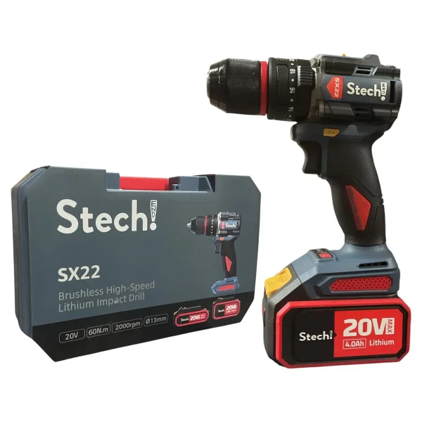 Stech-End Akülü Darbeli Vidalama 4.0 Ah 20v Sx22 - Görsel 2