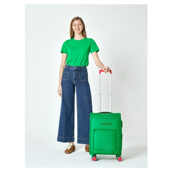Benetton 14bnt2800-03 Kumaş Kabin Boy Valiz - Görsel 7
