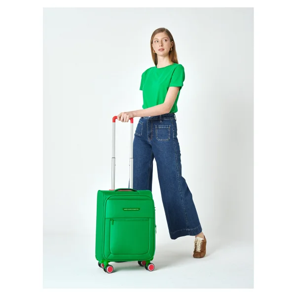 Benetton 14bnt2800-03 Kumaş Kabin Boy Valiz - Görsel 8