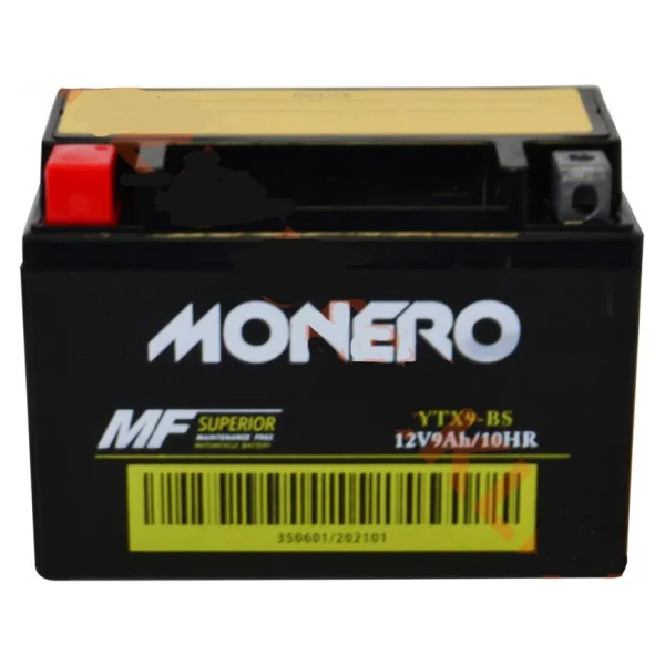 Monero Ytx9-Bs Mf 12 V 9 Ah Motosiklet Aküsü - Görsel 2