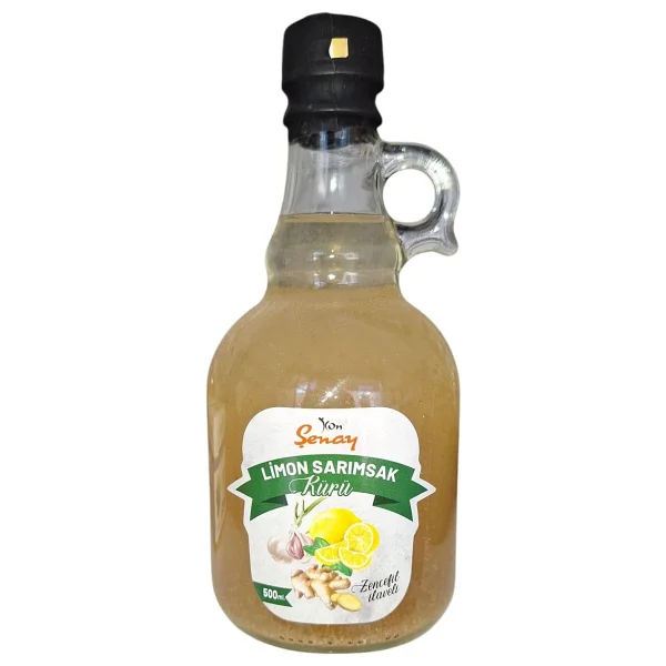 Şenay Limon Sarımsak Kürü 500 Ml (Zencefil İlaveli) - Görsel 3