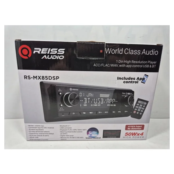 Reiss Audio Rs-Mx85dsp 4x50 W Bluetooth Oto Teyp - Görsel 4