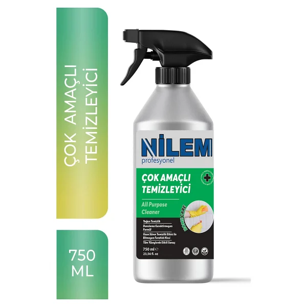 Nilem Profesyonel Bitkisel Çok Amaçlı Temizleyici Leke Çıkarıcı 750 ml - Görsel 5