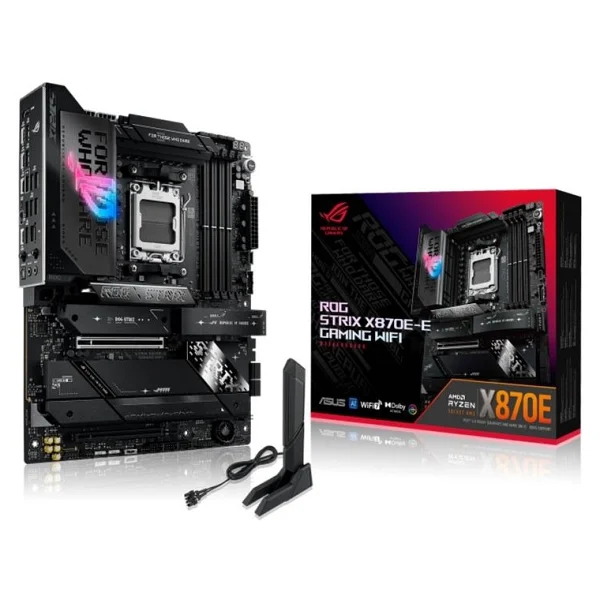 Asus Rog Strix X870e-E Gaming Wi-Fi AMD Am5 DDR5 Atx Anakart - Görsel 2
