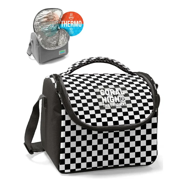 Coral High 22777 Dama Desenli Termoslu Beslenme Çantası - Görsel 6