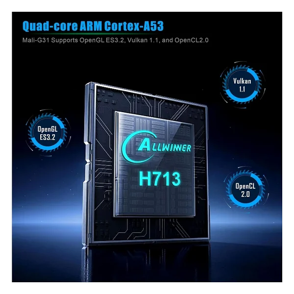 4K Projektör Hy320-1920x1080 Full HD Projeksiyon Cihazı, 12000 Lümen Yüksek Parlaklık Seviyesi, Uzaktan Kumandalı, Wi-Fi 6, Bluetooth 5, Android TV 11, 40"-130" Geniş Ekran Projeksiyon Cihazı - Görsel 2