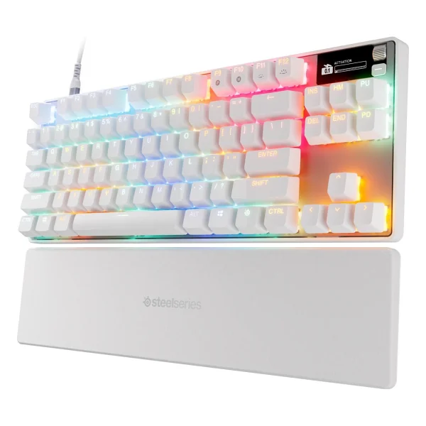 Steelseries Apex Pro Tkl Gen 3 Beyaz RGB Omnipoint Switch Kablolu Mekanik Oyuncu Klavyesi - Görsel 6