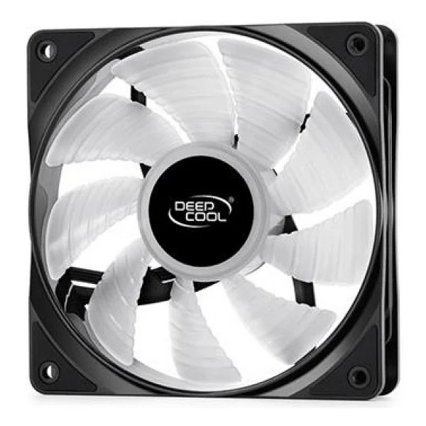 Deepcool Rf120 Pwm Özellikli RGB LED Aydınlatma Kasa Fanı 120mm - Renkli - Görsel 3