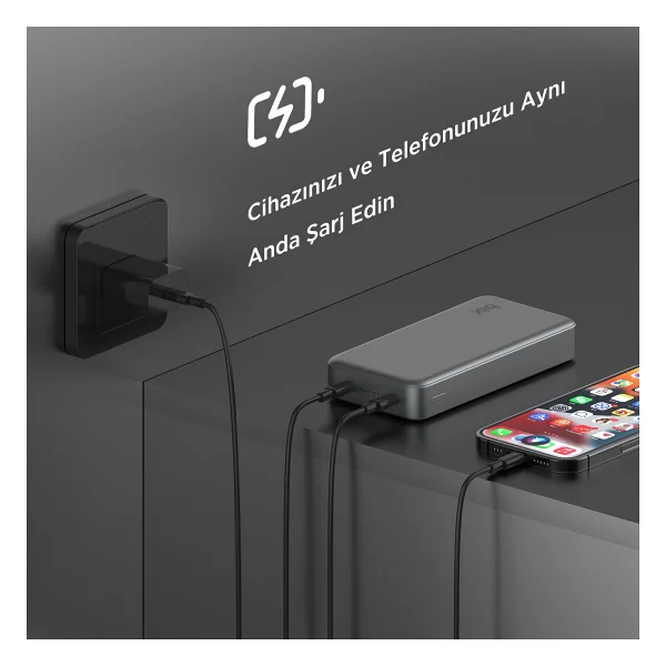 Bix Pb205 20000 mAh Hızlı Şarj Powerbank - Görsel 6