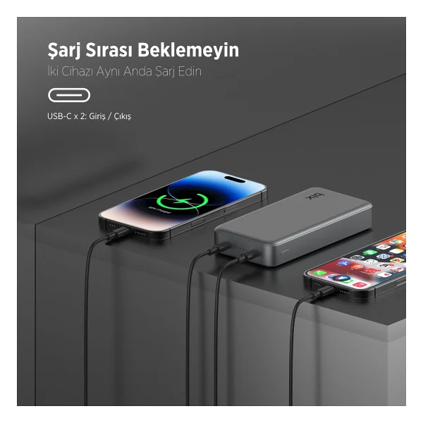 Bix Pb205 20000 mAh Hızlı Şarj Powerbank - Görsel 7