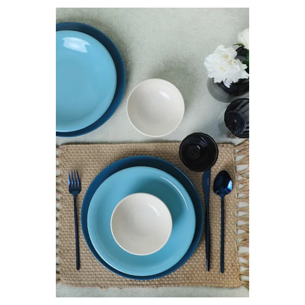 Keramika Blue Mix 18 Parça 6 Kişilik Yemek Takımı - Görsel 3