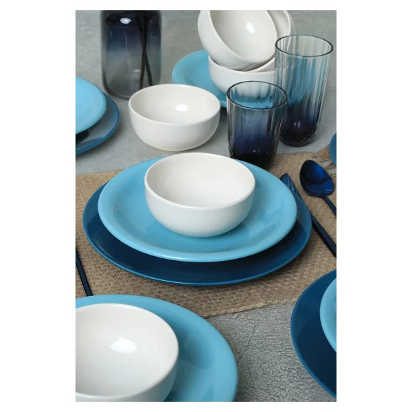 Keramika Blue Mix 18 Parça 6 Kişilik Yemek Takımı - Görsel 4