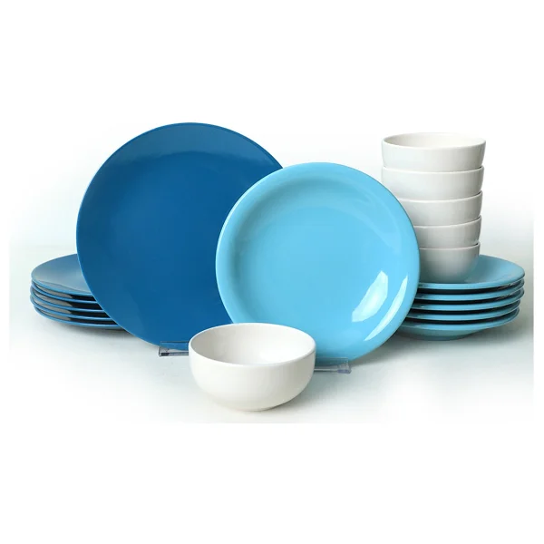Keramika Blue Mix 18 Parça 6 Kişilik Yemek Takımı - Görsel 8