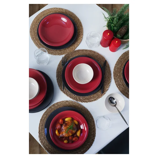 Keramika Noble Mix 18 Parça 6 Kişilik Yemek Takımı - Görsel 4