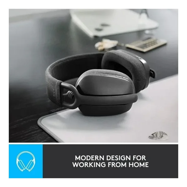 Logitech Zone Vibe 100 Bluetooth Çağrı Merkezi Kulaklığı Siyah - Görsel 3