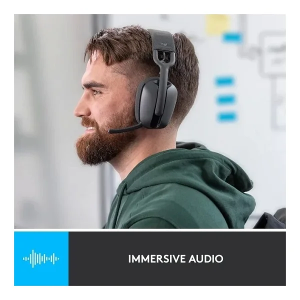 Logitech Zone Vibe 100 Bluetooth Çağrı Merkezi Kulaklığı Siyah - Görsel 5