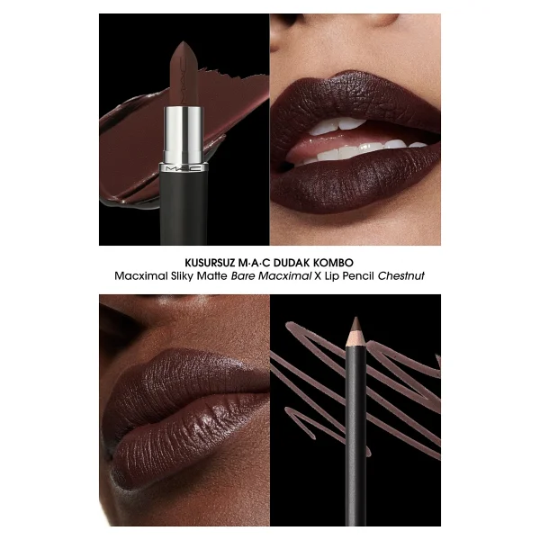 M.A.C Macximal Silky Matte Bare Macximal Stick Ruj - Görsel 4