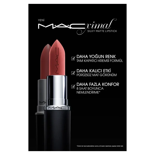 M.A.C Macximal Silky Matte Stick Ruj - Görsel 3