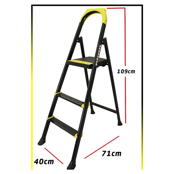 Ertekpa Leo 2+1 Basamaklı Metal Merdiven - Görsel 2