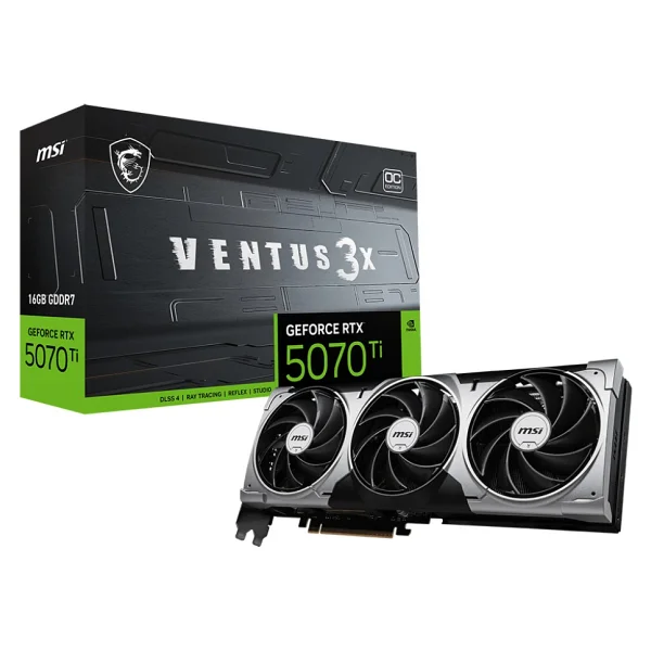 Msı RTX 5070 Tı 16g Ventus 3x Oc G507t-16v3c 256 Bit Gddr7 16 GB Ekran Kartı - Görsel 2