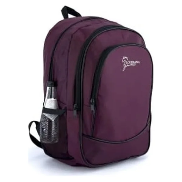 Louisiana Polo 2450 Bordo 3 Bölmeli Okul Sırt Çantası - Görsel 2