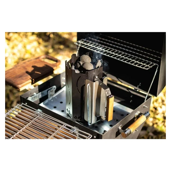 Tezyak Anka Barbecue Charcoal Mangal Kömürü 1,5 Kg Çıra Eldiven Hediyeli - Siyah - 1 Adet - Görsel 2
