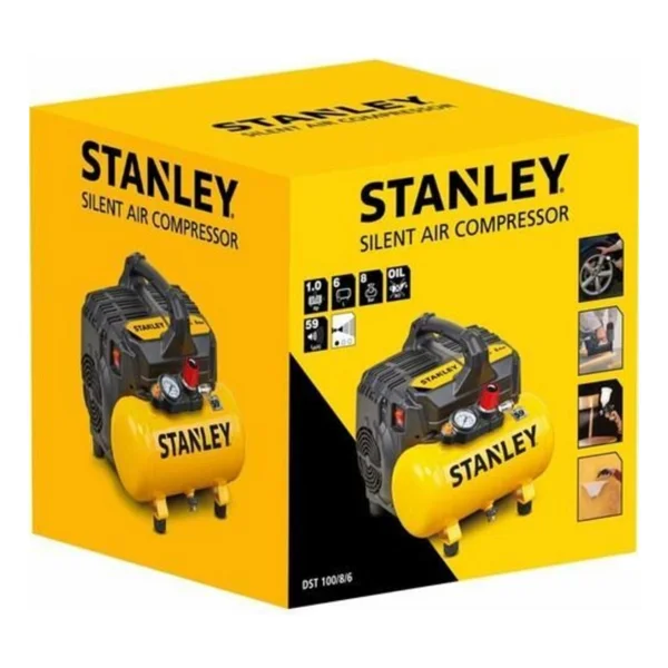 Stanley Dst 100/8/6 Ultra Sessiz Kompresör - Görsel 2