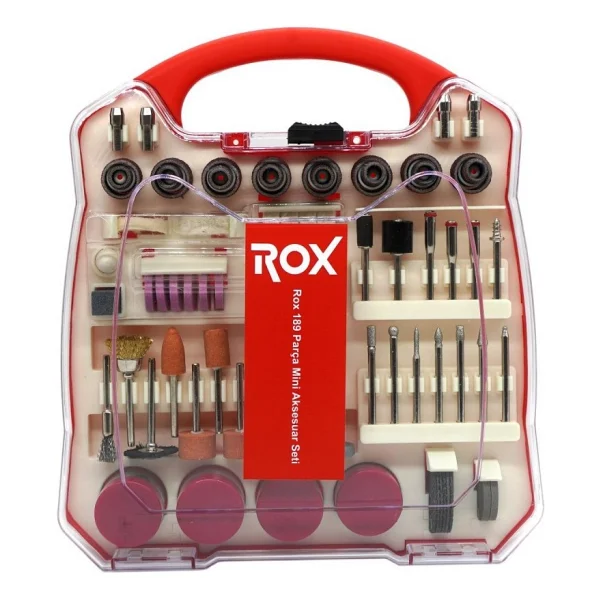 Rox 153rox0075 189 Parça Mini Gravür Aksesuar Seti - Görsel 3