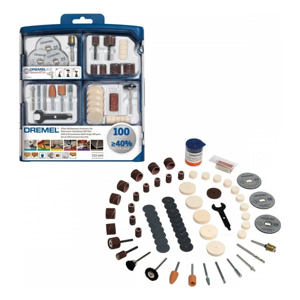 Dremel 723 Multipurpose 100 Parça Çok Amaçlı Aksesuar Seti - Görsel 10