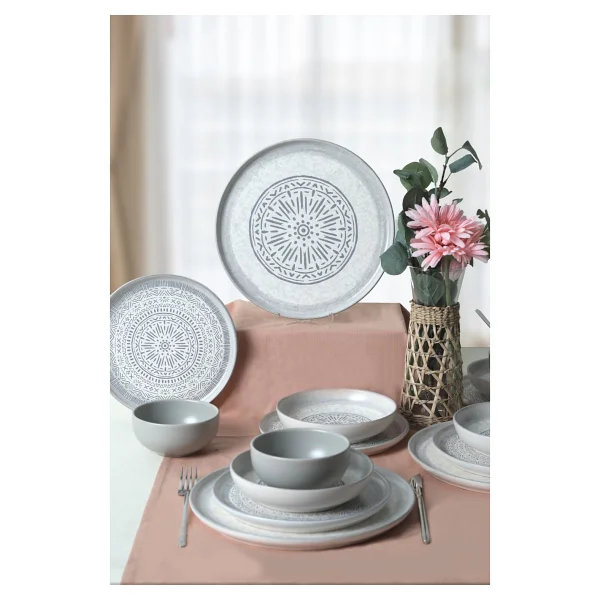Keramika Stone Nordic 24 Parça 6 Kişilik Yemek Takımı - Görsel 3