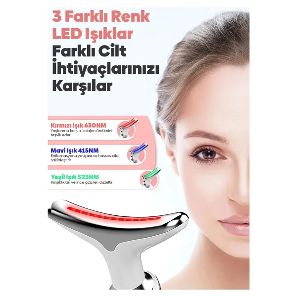 Sheland Pro 3 Programlı Yüz Ve Boyun Kırışıklık Karşıtı Ve Giderici Ems Güzellik Cihazı - Görsel 4