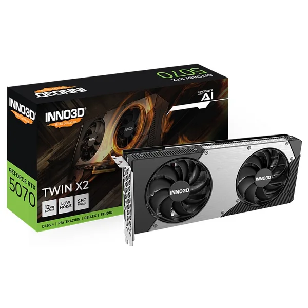 Inno3d RTX 5070 Twin X2 N50702-12d7-195064n 192 Bit Gddr7 12 GB Ekran Kartı - Görsel 4