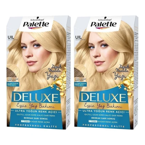 Palette Deluxe Saç Boyası Uıl Ultra Yoğun Renk Açıcı 2 Adet - Görsel 4