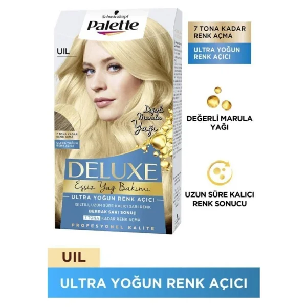 Palette Deluxe Saç Boyası Uıl Ultra Yoğun Renk Açıcı 2 Adet - Görsel 2