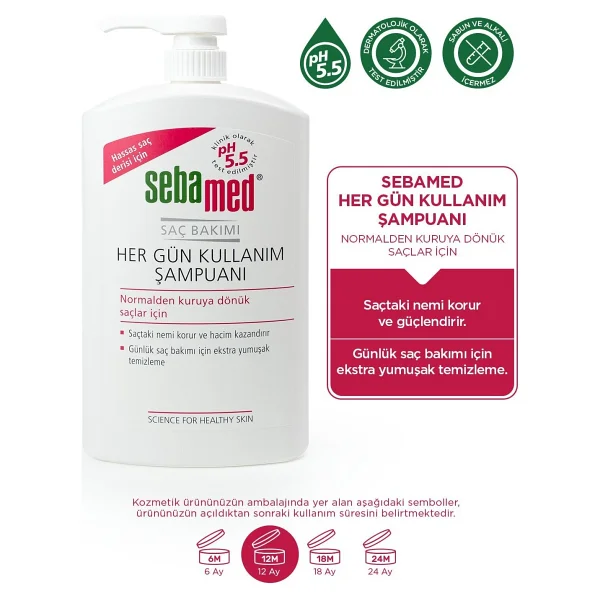 Sebamed Her Gün Kullanım 1000 Ml Şampuan - Görsel 7