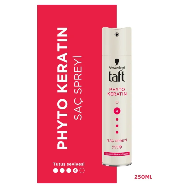 Taft Phyto Keratin Ultra Güçlü No:4 250 Ml Saç Spreyi - Görsel 4
