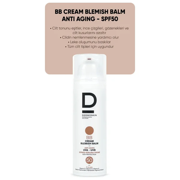 Dermoskin Bb 50 Ml 50 Faktör Renkli Güneş Kremi - Görsel 7