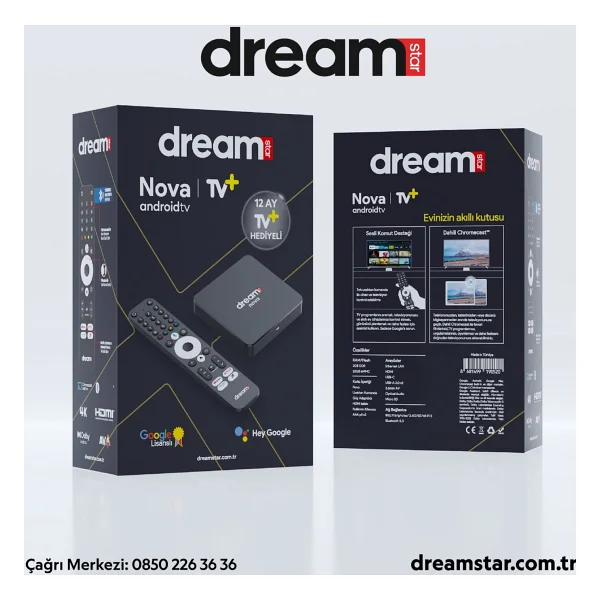 Dreamstar Nova 32 GB 4K Android TV Box - Görsel 7