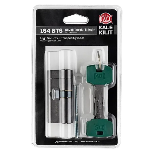 Kale Kilit 164 Bts Bilyalı Tuzaklı Silindir Kapı Kilidi - Görsel 3
