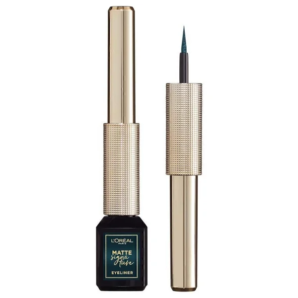 L'oreal Paris Matte Signature 04 Emeraude Eyeliner - Görsel 3