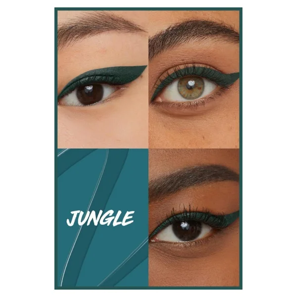 Maybelline Hyper Precise All Day 730 Jungle Green Eyeliner - Görsel 5