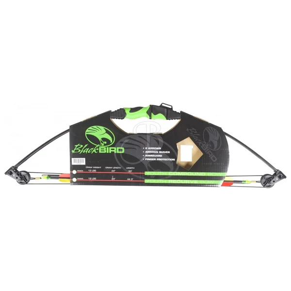 Blackbird Comp. Pro Set 24"12lbs Fiberglas Makaralı Yay Seti Çocuk - 55g204 - 24" 12 Lbs - Görsel 2